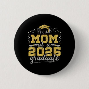 Badge Rond 5 Cm Maman Senior 2025 Fier Maman D'Un Cl De 2025 Diplô