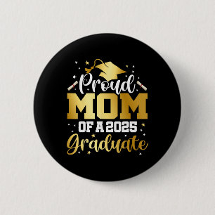 Badge Rond 5 Cm Maman Senior 2025 Fier Maman D'Un Cl De 2025 Diplô