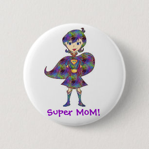 Badge Rond 5 Cm Maman superbe !
