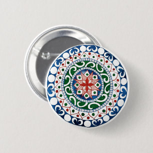 Badge Rond 5 Cm Mandala