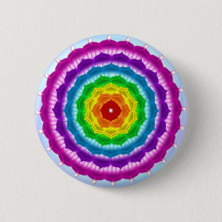 Badge Rond 5 Cm Mandala Chakra