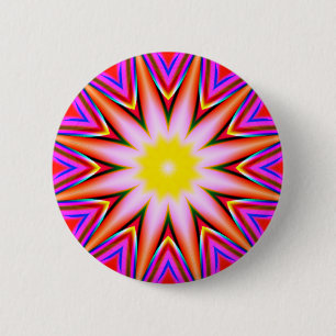 Badge Rond 5 Cm Mandala fractal - 18