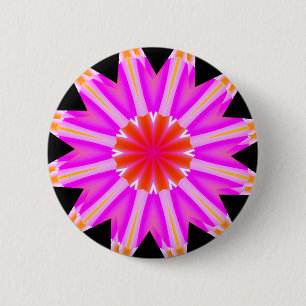 Badge Rond 5 Cm Mandala fractal - 23