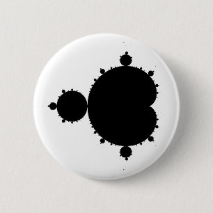 Badge Rond 5 Cm Mandelbrot a placé 01 - fractale