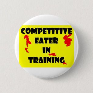 Badge Rond 5 Cm Mangeur concurrentiel dans la formation
