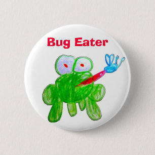 Badge Rond 5 Cm Mangeur d'insecte