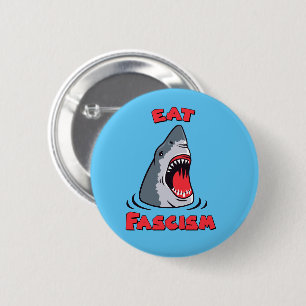 Badge Rond 5 Cm Mangez le fascisme anti-fasciste