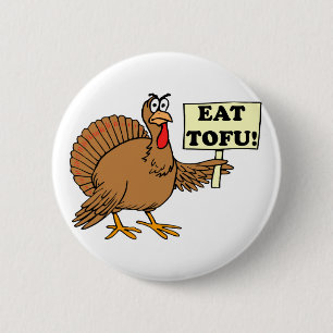 Badge Rond 5 Cm Mangez le tofu