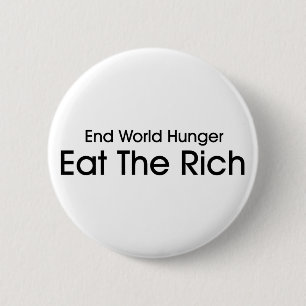 Badge Rond 5 Cm Mangez les riches