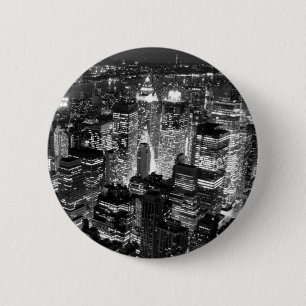 Badge Rond 5 Cm Manhattan New York