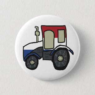 Badge Rond 5 Cm Manifestation de tracteurs agricoles néerlandais