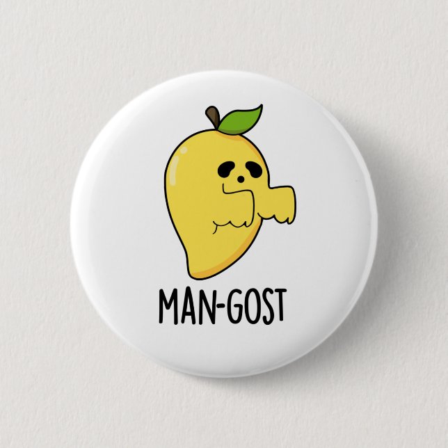 Badge Rond 5 Cm Manipulateur Drôle Halloween Mango Fantôme Pun (Devant)