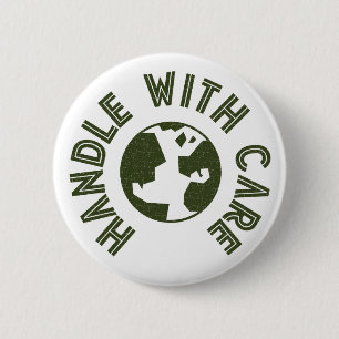 Badge Rond 5 Cm Manipulez avec le bouton de soin