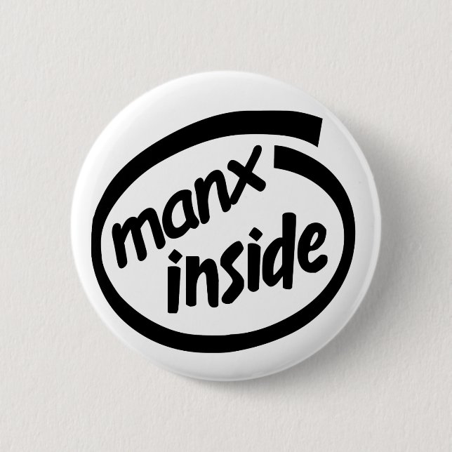 Badge Rond 5 Cm Mannois à l'intérieur d'insigne (Devant)