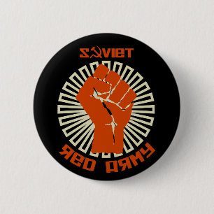 Badge Rond 5 Cm Manteau d'armée rouge des bras soviétique