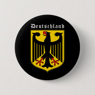 Badge Rond 5 Cm Manteau de l'Allemagne des bras
