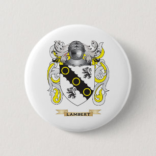 Badge Rond 5 Cm Manteau de Lambert des bras (crête de famille)