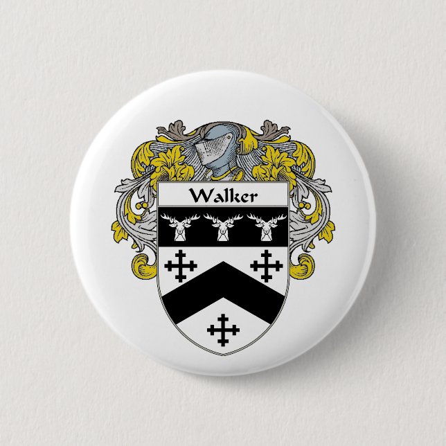 Badge Rond 5 Cm Manteau de marcheur des bras (enveloppés) (Devant)