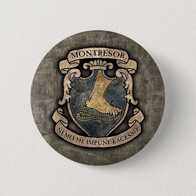 Badge Rond 5 Cm Manteau de Montresor des bras (Devant)
