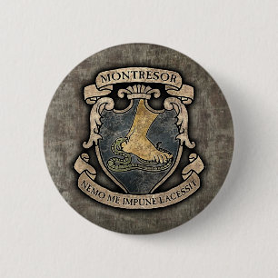 Badge Rond 5 Cm Manteau de Montresor des bras