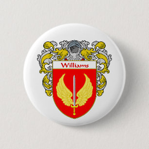 Badge Rond 5 Cm Manteau de Williams des bras (enveloppés)