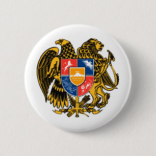 Badge Rond 5 Cm Manteau des bras arménien