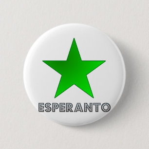 Badge Rond 5 Cm Manteau d'espéranto des bras