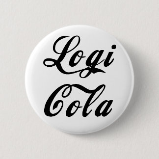 Badge Rond 5 Cm Manuscrit de LogiCola