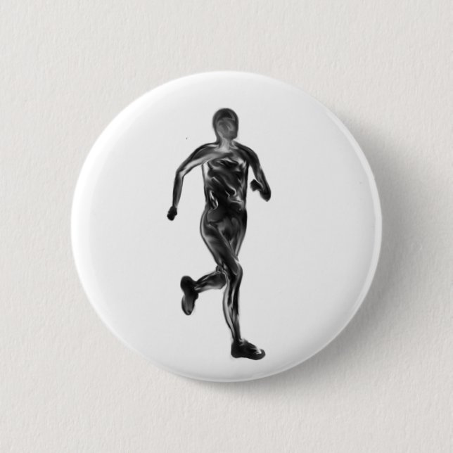 Badge Rond 5 Cm Marathonien (Devant)