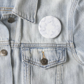 Badge Rond 5 Cm Marbre Blanc Moderne