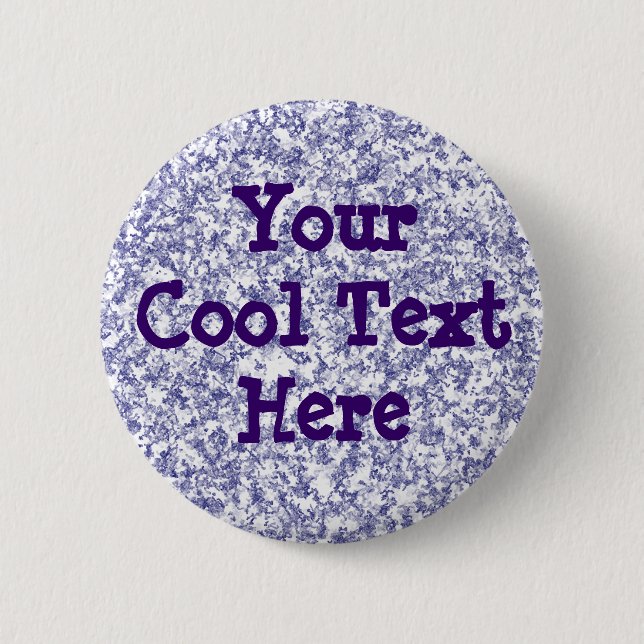 Badge Rond 5 Cm Marbre bleu - Modèle (Devant)