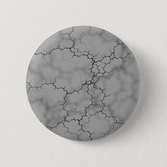 Badge Rond 5 Cm Marbre gris foncé (Devant)