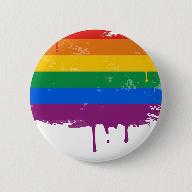 Badge Rond 5 Cm Marchandises de gay pride (Devant)