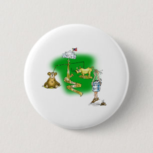 Badge Rond 5 Cm Marché boursier