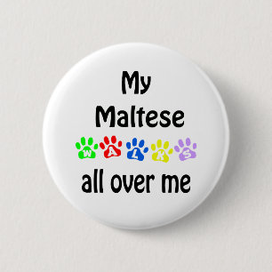 Badge Rond 5 Cm Marches maltaises Design