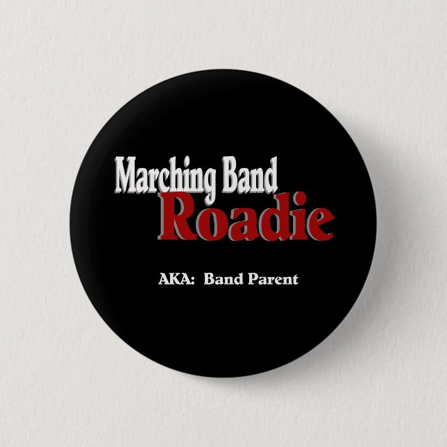 Badge Rond 5 Cm Marching Band Roadie (Devant)