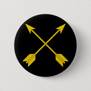Badge Rond 5 Cm Maréchal de tir à l'arc SCA