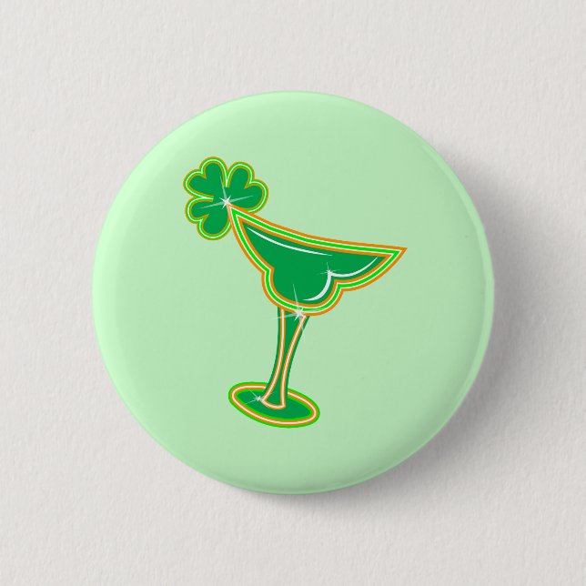Badge Rond 5 Cm Margarita de shamrock (Devant)