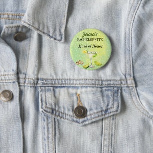 Badge Rond 5 Cm Marges et mariage Bachelorette Party