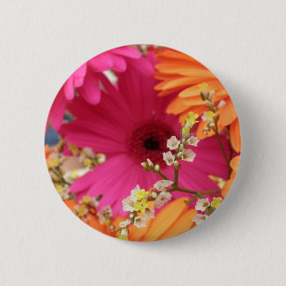 Badge Rond 5 Cm Marguerite de Gerber