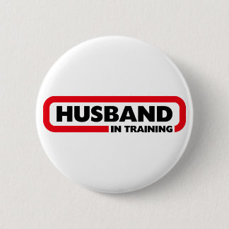 Badge Rond 5 Cm Mari dans la formation - cadeau de Saint-Valentin
