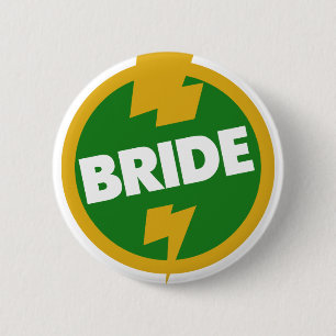 Badge Rond 5 Cm Mariage de jeune mariée - Dupree
