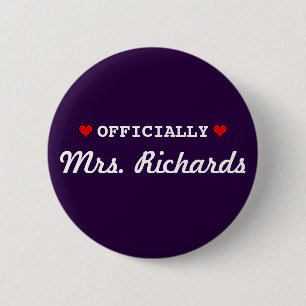 Badge Rond 5 Cm Mariage de mariage personnalisé