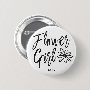 Badge Rond 5 Cm Mariage fait sur commande de style de manuscrit de