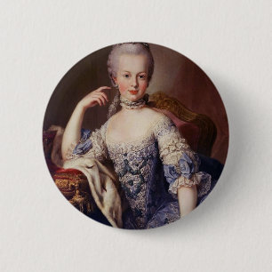 Badge Rond 5 Cm Marie Antoinette