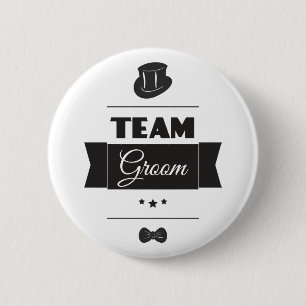 Badge Rond 5 Cm Marié d'équipe
