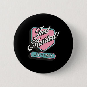 Badge Rond 5 Cm Marié Las Vegas Mariage mariée