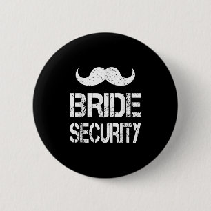 Badge Rond 5 Cm Mariée drôle sécurité Enfants Mariage Party Enterr