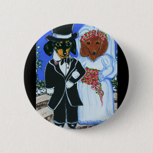 Badge Rond 5 Cm Mariées Doxies