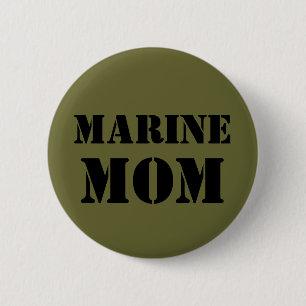 Badge Rond 5 Cm Marine Maman